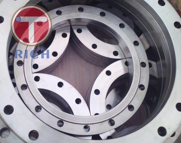 Buy cheap Oiled Treatment ASME B16.5 Flat Face Flange Zinc Plated from wholesalers