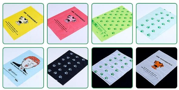 security factory sales biodegradable pet waste dog poop bag, Heavy Duty Custom Biodegradable PE Dog Poop Pet Waste Bags