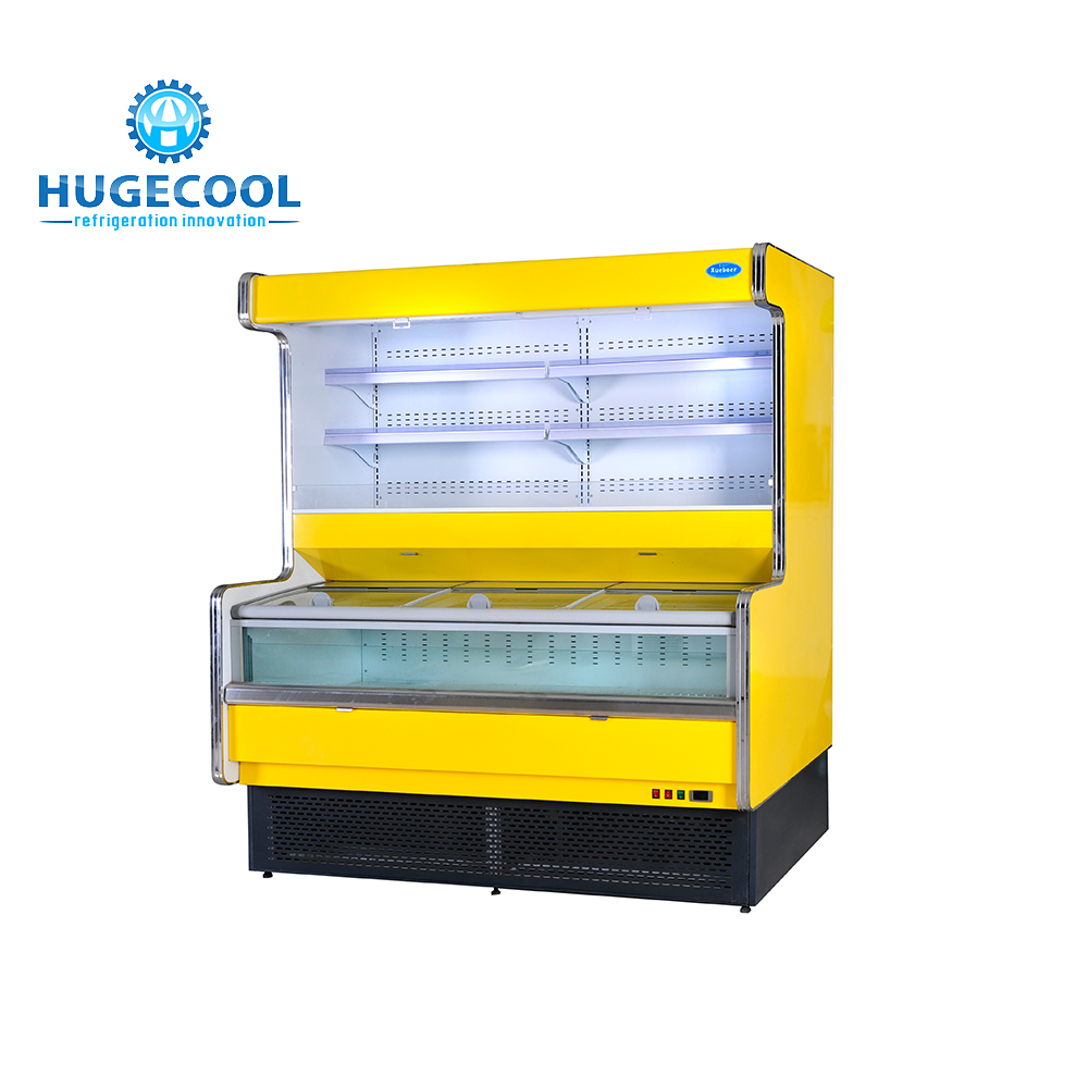 4 Layers Shelf Multideck Display Fridge With Low Energy Consumption