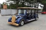 Metal Structure 11 Person Electric Sightseeing Vehicle With High Impact Fiber