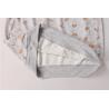 Buy cheap Rose Gold Foil Print Round Neck Quilted Pullover Sweater For Women from wholesalers