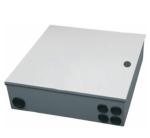 Metal Fiber Optic Wall Mount Enclosures 16/32 Fibers Load With 1x16 PLC Splitter