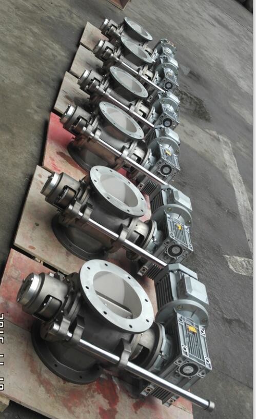 Fast clean easy clean rotary valve