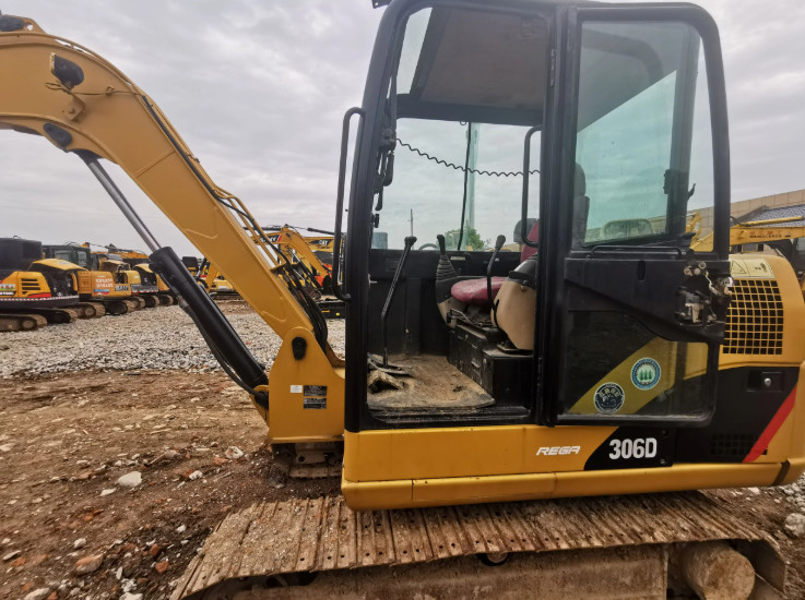 Original Brand Used CAT 306D Crawler Mini 6 Ton Small Excavators Diggers for Sale