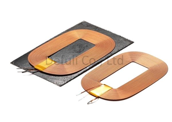 Buy cheap 0.3*2P Wireless Charging Receiver Card Coil For Iphone , 32*48MM OD from wholesalers