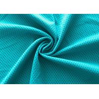 Buy cheap 140GSM 93% Polyester Butterfly Mesh Fabric For Sports Wear Lining Turquoise Blue product