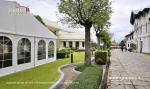 Aluminum PVC Mini Outdoor Party Tents With White Closed Curtain