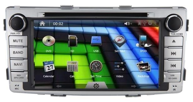 Ouchuangbo Toyota Hilux multimedia player with gps navigation bluetooth iPod RDS mp3 OCB-8621
