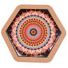Buy cheap Hexagonal Natural Cork Placemats Heat-proof Pads Antiwear PROP65 from wholesalers