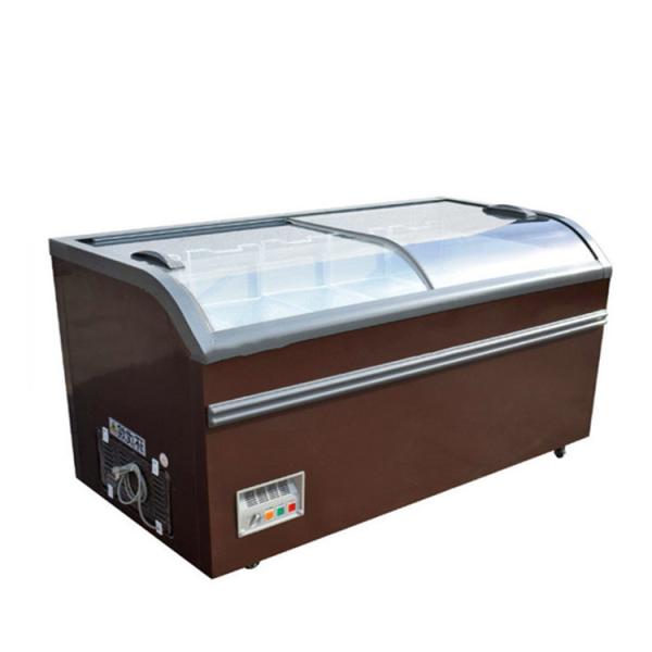 Buy cheap Commercial Combine Supermarket Island Freezer With Top Sliding Glass Door from wholesalers