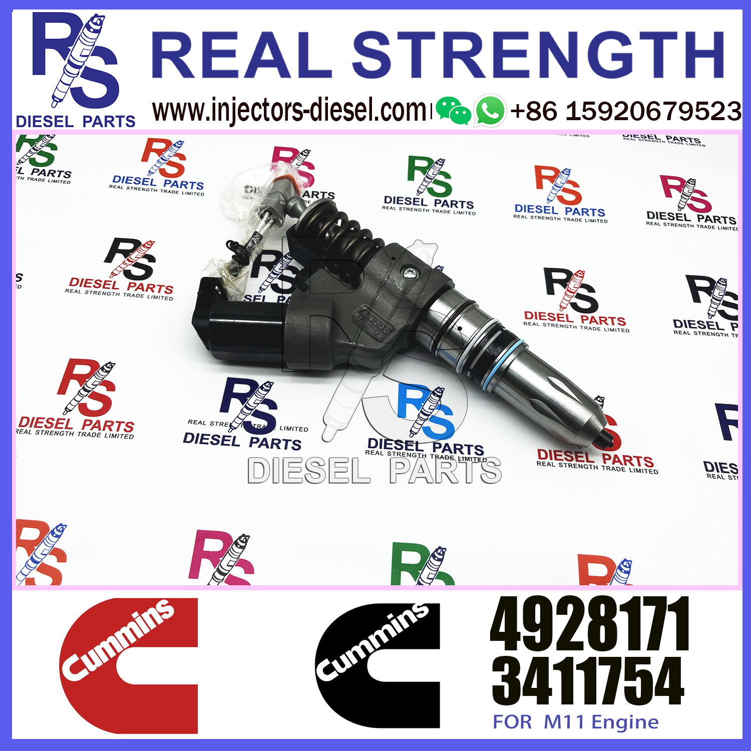 OTTO M11 Fuel Injector Assembly 4026222 4903472 4061851 4903319 3095040 4902921 3411756 4903084 3411754 4928171