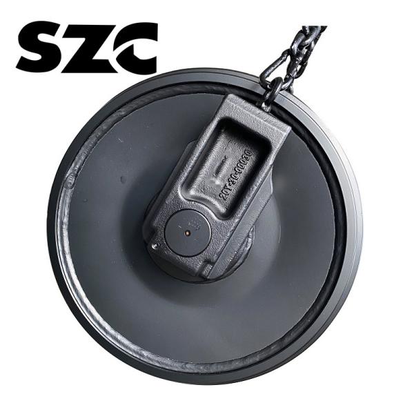 Buy cheap Forging 35MnB Pc350 Excavator Front Idler Asssembly Mini Crawler Excavator Parts from wholesalers