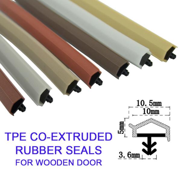 Buy cheap High Resilience TPE Co-Extruded Wooden Door Seal Strip Weather Sealing Strips from wholesalers