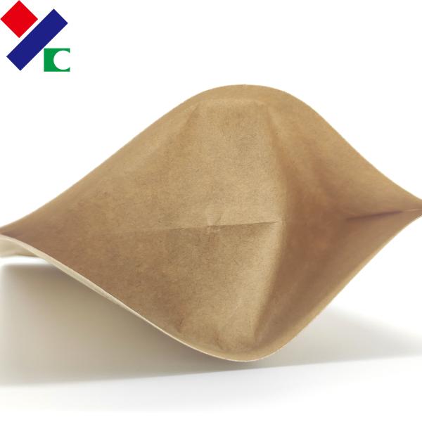 Buy cheap 2lb Kraft Paper Pouch Doypack With Zipper Flexible Packaging Stand Up Barrier from wholesalers
