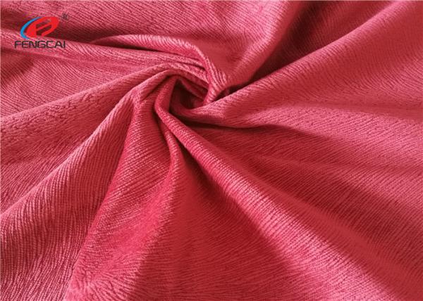 Buy cheap 100 Polyester Velvet Furniture Fabric DTY / FTY Yarn Bountout / Embossed from wholesalers