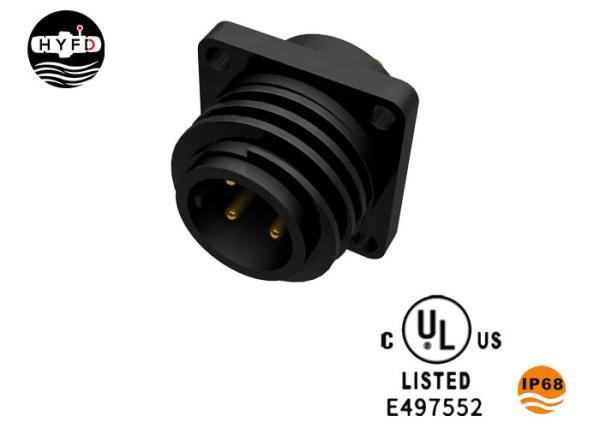 Buy cheap 4 Pin Front Male 300V 6A Waterproof Panel Mount Connector from wholesalers