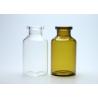 Buy cheap 20ml Clear Or Coffee Medicinal and Cosmetic Glass Tube Bottle Vials from wholesalers