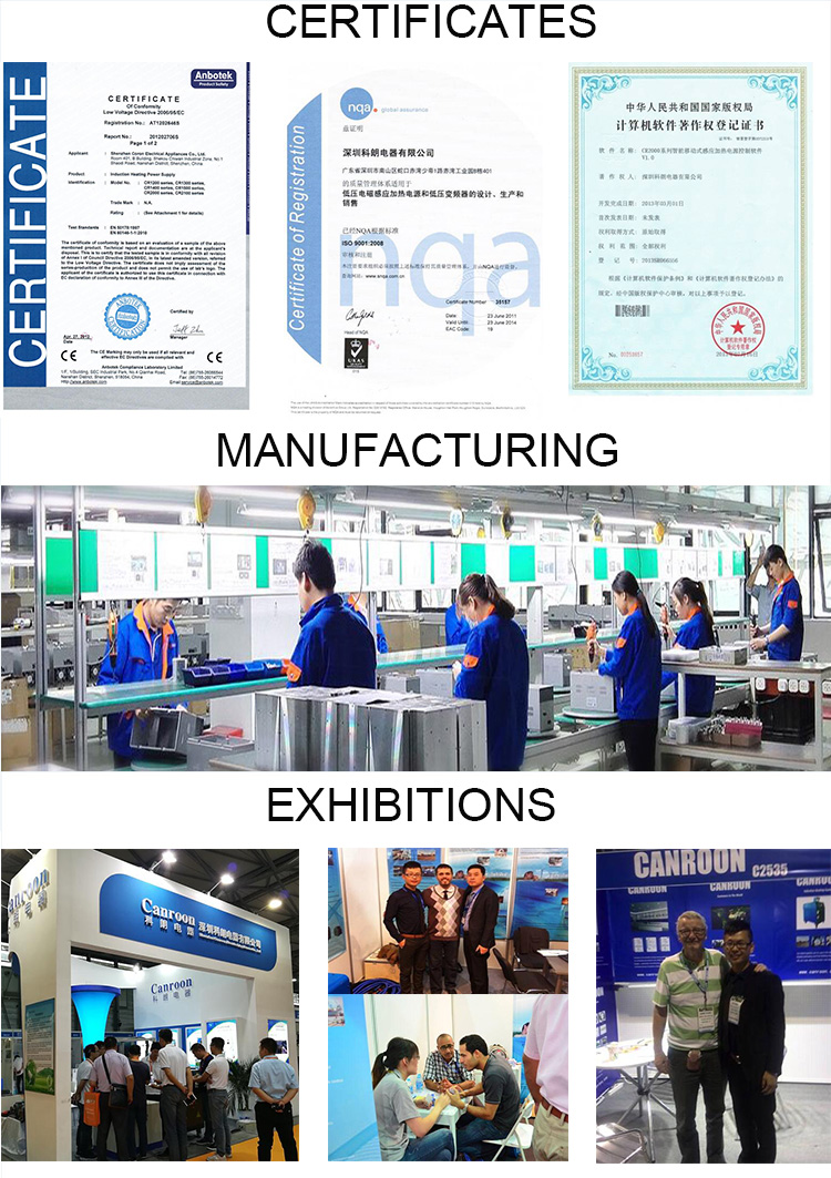 IGBT high frequency induction heating machine induction brazing equipment metal heat treatment power supply with HHT