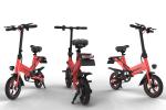 Brushless Motor 400W Portable Folding Electric Bike Lithium Battery Power Supply