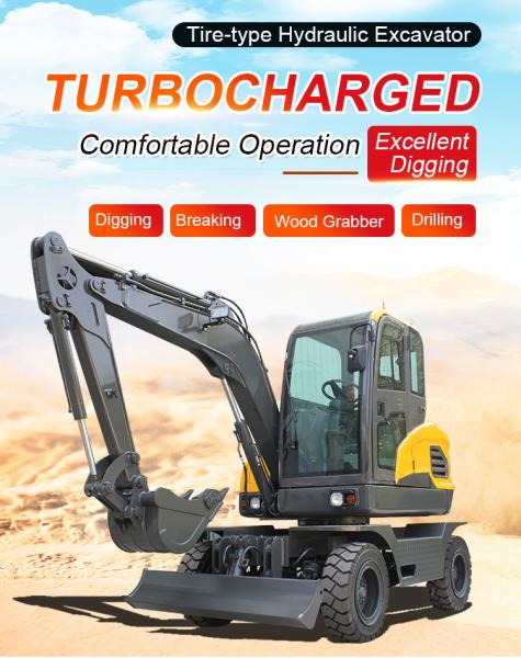 Buy cheap ZHONGMEI Excavator 35KM/h Big Digger 7 Tone Large Wheeled Excavator With CE from wholesalers