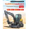 Buy cheap ZHONGMEI Excavator 35KM/h Big Digger 7 Tone Large Wheeled Excavator With CE from wholesalers