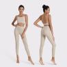Buy cheap Quick Drying 2 Piece Yoga Outfit Moisture Wicking Nude Women'S Yoga Clothing Set from wholesalers