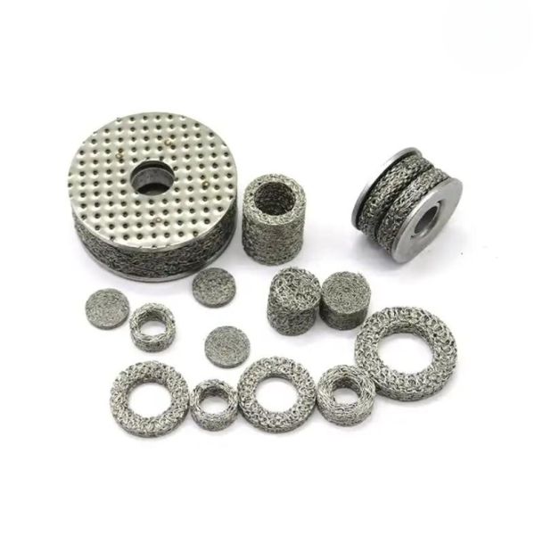 Buy cheap ISO9001 Compressed Knitted Mesh Customed Demister Mesh from wholesalers