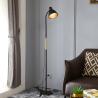 Buy cheap Black Metal Wood Floor Lamp Bedroom Living Room Stand Led Floor Light(WH-MFL-108) from wholesalers