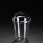 Boba Tea Milk Tea Biodegradable Clear PLA Transparent Take Out Cold Drinks Cup