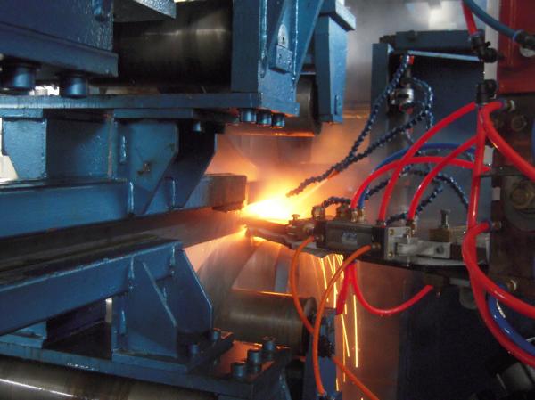 Buy cheap HR Steel Pipe Welding Machine ASTM Standard 1.2 - 4.5mm Adjustable from wholesalers