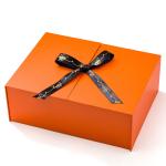 Foldable Luxury Perfume Box Packaging , Paperboard Magnet Folding Paper Gift Box
