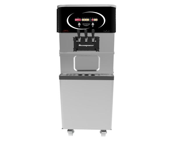 Buy cheap 300 cones 3 flavors Oceanpower hot-sale soft serve ice cream machine OP138CS from wholesalers