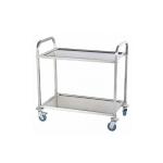 RK Bakeware China Foodservice NSF Double Line Tray Rack Trolley Stainless Steel