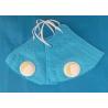 Buy cheap Blue Earloop N95 Dust Disposable Face Mask With Valve Anti Pollution from wholesalers