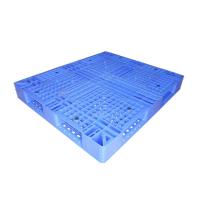 Buy cheap PET Fully Reversible Rackable Plastic Pallets Blue 130 X 110cm product