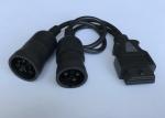 Buy cheap OBD2 OBDII Female to Deutsch 9-Pin J1939 Female and 6-Pin J1708 Female CAN Bus from wholesalers