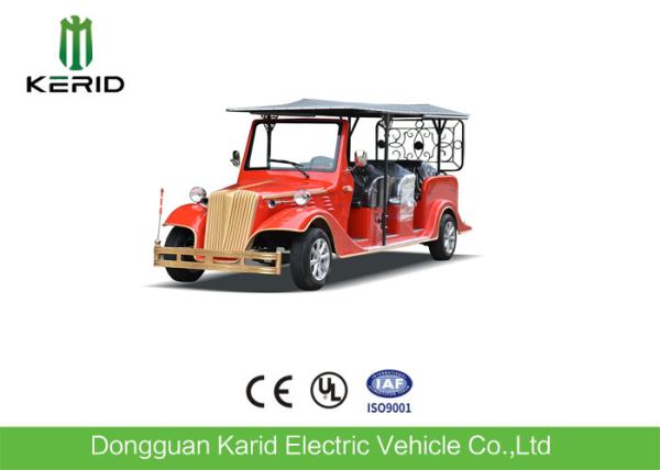 Buy cheap Chinese Red Electric Ancient Car 5KW AC Motor Classic Sightseeing Vehicle from wholesalers