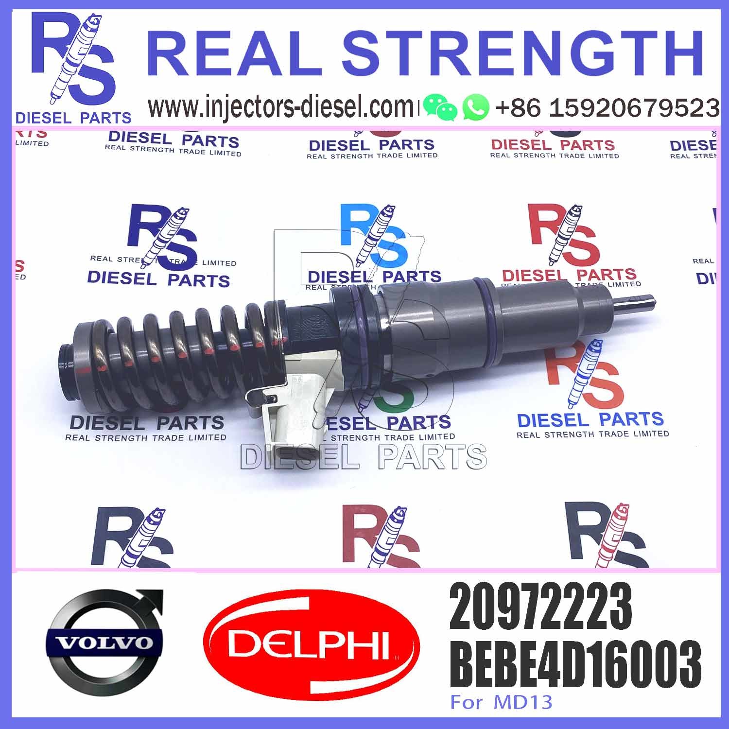 Diesel Fuel Injector 20972223 21644598 BEBE4D35002 BEBE4D16003 20972223 21644598 For FH13 EURO5 2108884 21644596