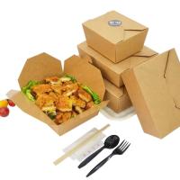 Buy cheap 750ml To 2000ml Biodegradable Sandwich Boxes Eco Friendly Disposable Food product