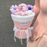Christmas Pawfect Leader Plush Toy Set Capybara Flower Bouquet Kawaii Cartoon