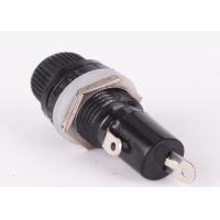 Buy cheap AC 250V 10A Black Rubber Glass Fuse Holder Electrical Panel Mounted For Radio product