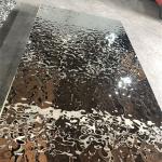 Sapphire Color Stainless Steel Sheet Laser Cut Mirror Finish Wall Cladding