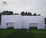 High Quality Led light cube party nightclub tent white inflatable night club for