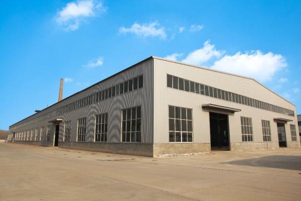 Buy cheap Customized Light Heavy Prefab Steel Workshop With Mmbrane Fabric Sail Finishing from wholesalers