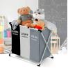 Buy cheap Waterproof Sturdy Collapsible Laundry Hamper With Triple Baskets Reusable from wholesalers