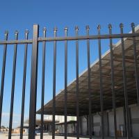 Buy cheap Quality Galvanized Tubular Steel Fencing stain black interpon Powder Anti UV product