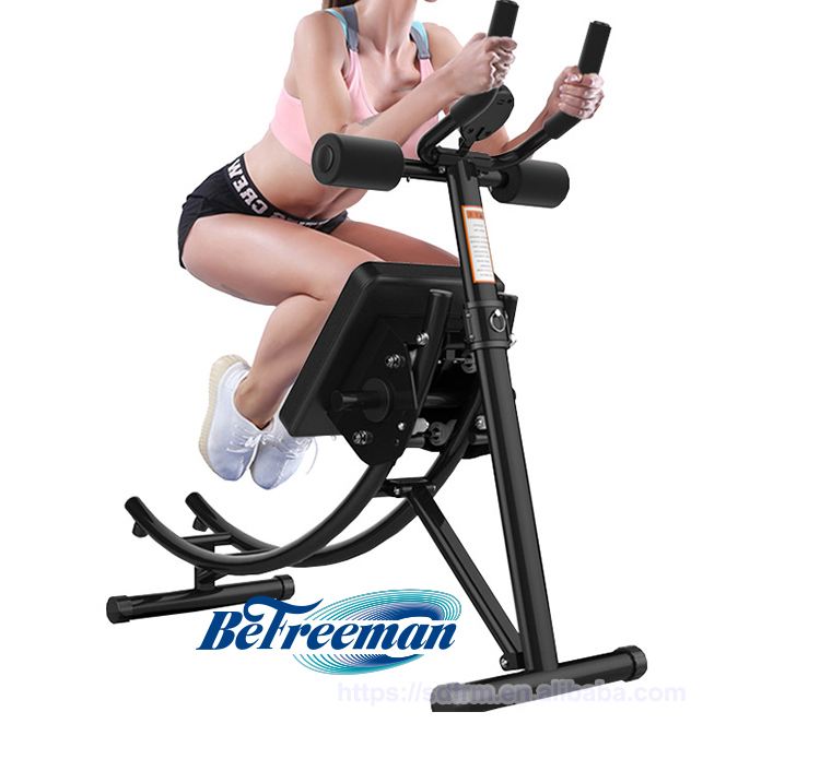 Home Gym Ab Coaster Crunch Machine Seated Abdominal Fitness Exercise Muscle