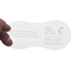 Round Printed Barcode Labels Biodegradable Food Packaging Label Roll