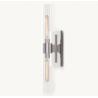 Buy cheap Polished Nickel Living Room Wall Lamp 23" Tall Ravelle Linear Sconce from wholesalers