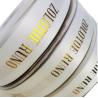 Buy cheap 3D Gold Printed Logo Polyester Ribbon For Single Face Satin Ribbon For Hair Accessories from wholesalers